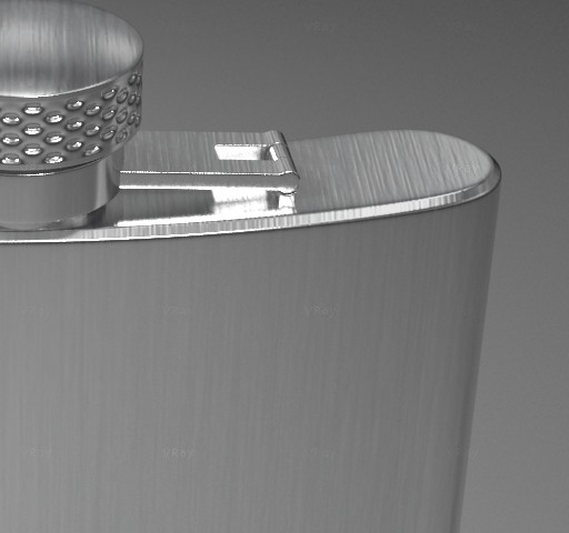 3D Stainless Steel Flask